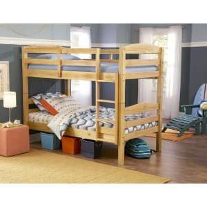  Brandon Pine Bunk Bed in Natural By Homelegance: Home 