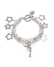Silver (Silver) Disney Tinkerbell Silver Charm Bracelet  250746592 