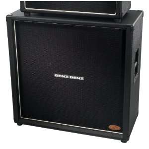   Benz Tribal Series 4x12 Straight Cabinet Black Musical Instruments