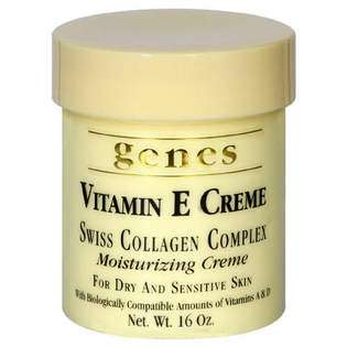 Genes Vitamin E Creme   16oz  Beauty Bulk Beauty Skin Care 