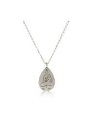 Satya Jewelry Silver Buddha Necklace