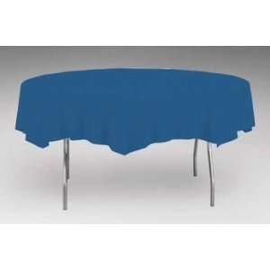  Round Table Cover 2/Ply Poly Tissue, Navy Blue: Home 