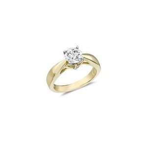  Diamond Engagement Ring Setting in 14K Yellow Gold 9.0 