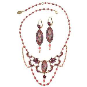 Michal Negrin Outstanding True Colors Collection Jewelry Set: Necklace 