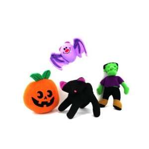 Plush Mini Bean Bag Halloween Characters   Pack of 24:  