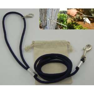  LeashInaBag 1/4 inch Rope 6 Ft. Navy Dog Lead Comes with a 