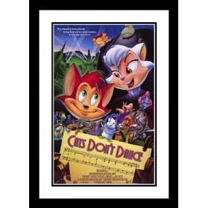 Cats Dont Dance 32x45 Framed and Double Matted Movie Poster   Style A