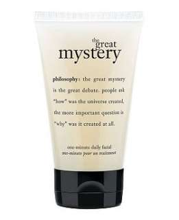 philosophy the great mystery one minute daily facial 142g   Boots