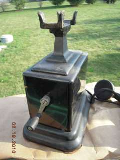 antique CRANK TELEPHONE ericsson bakelite metal  