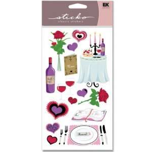    EK Success Sticko Stickers   Romantic Dinner Arts, Crafts & Sewing