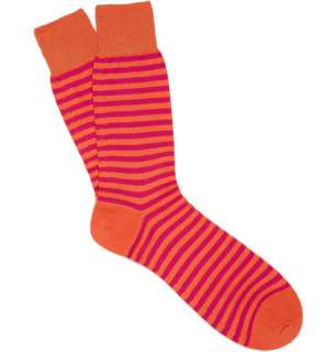    Socks  Casual socks  Striped Merino Wool Blend Socks