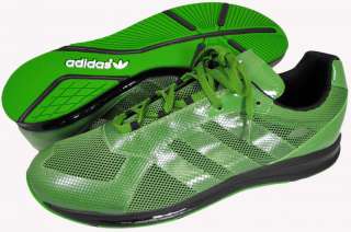 ADIDAS ZX Light Mens Green Blk Running Shoes NEW  
