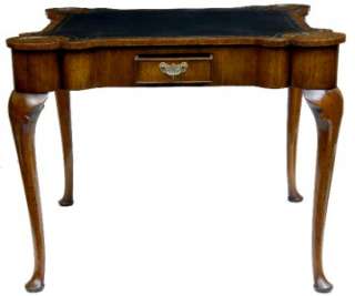 EMPIRE STYLE MAHOGANY GAMES TABLE WITH SINGLE DRAW  