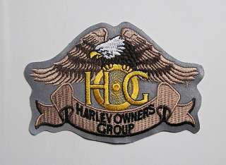 Small Reflective Harley Owners Group (H.O.G.) Patch  