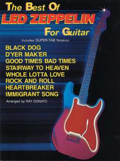 The Best of Led Zeppelin for Guitar Song Book, TAB, NEW  