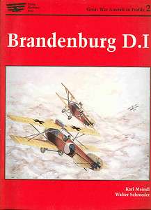 GREAT WAR AIRCRAFT IN PROFILE # 2   BRANDENBURG D.1 Austro Hungarian 