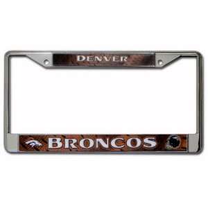  NFL Denver Broncos Car Truck SUV License Plate Frame 