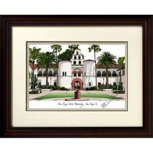   State University Alma Mater Framed Lithograph