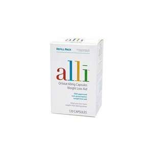 630309 Alli Refill Pack Capsules 60mg 120 Per Bottle by GSK  Part no 