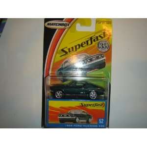   2004 Matchbox Superfast 1968 Ford Mustang 428 Green #52: Toys & Games