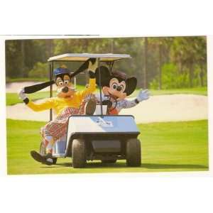  Walt Disney World Golf 4x6 Postcard wdw 11608: Everything 
