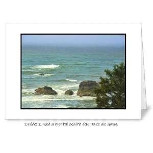 Mental Health Day Friendship Thinking of you Love Greeting Card: 5 x 7 