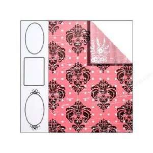   Swapp Runway Double Sided Paper 12X12 Damask Arts, Crafts & Sewing