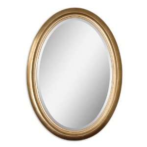  Uttermost 45.5 Niles Gold Mirror Antiqued Gold Leaf: Home 