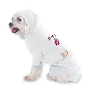 Pente Princess Hooded T Shirt for Dog or Cat X Small (XS) White 