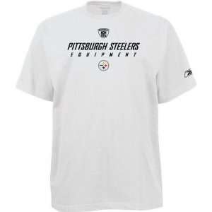  Pittsburgh Steelers White Equipment T Shirt Sports 