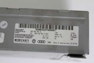Audi A8 4E Steuergerät Radio Autoradio K Box 4E0910541F  
