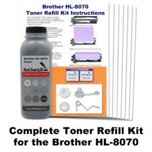  Brother HL 8070 Black Toner Refill Kit: Office Products