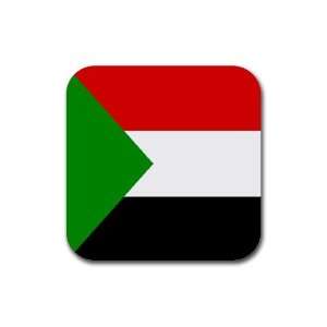  Sudan Flag Square Coasters (Set of 4)