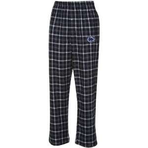   State Nittany Lions Navy Blue Gray Plaid Match Up Flannel Pajama Pants