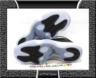 2011 Nike Air Jordan XI 11 Retro Low LE White Black Cement US 8~12 Red 