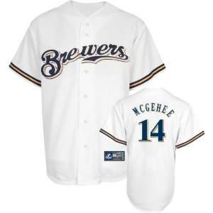    Adult 2010 Majestic Home White Replica #3 Milwaukee Brewers Jersey