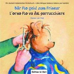 orso Flo va dal parrucchiere&Bär Flo geht zum Friseur, Deutsch 