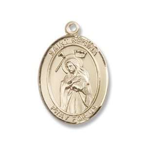  14kt Gold St. Regina Medal Jewelry