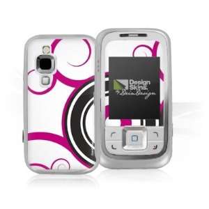  Design Skins for Nokia 6111   Pink Circles Design Folie 