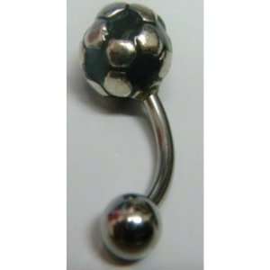 Soccer Ball Belly Button Ring (Brand New): Everything Else