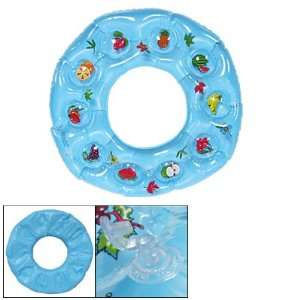   Children Fruit Print Blue Inflatable Floating Swim Ring: Toys & Games