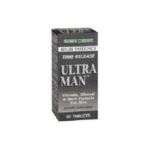 Natures Bounty Ultra Man Time Release Multi Vitamin & Mineral Tabs 50