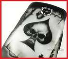 SAMSUNG DROID CHARGE 4G ACE SPADE SKULL HARD COVER CASE