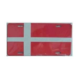  LP   483 Denmark Flag License Plate   2371 Sports 