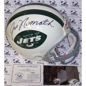 Joe Namath Signed New York Jets Throwback Authentic Helmet  
