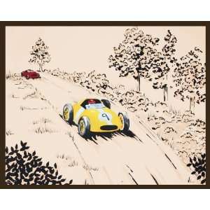  Rally Roadster II Canvas Reproduction