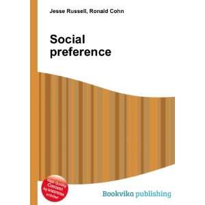  Social preference Ronald Cohn Jesse Russell Books