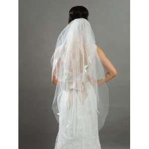   Bowknot Waltz Bridal Veil for Wedding Ivory One Size 