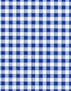 BLUE GINGHAM on WHITE TISSUE PAPER WRAP 120 Sheets  