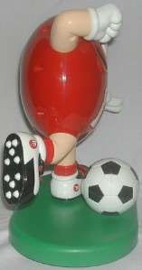 Red Soccerball Player Candy Dispenser  